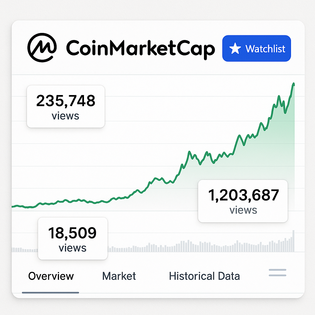 Как повысить активность и охват на CoinMarketCap
