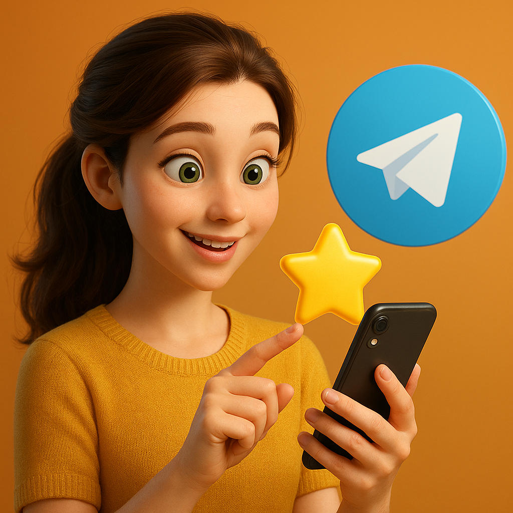 Накрутка звёзд на пост в Telegram — продвижение канала и увеличение реакций
