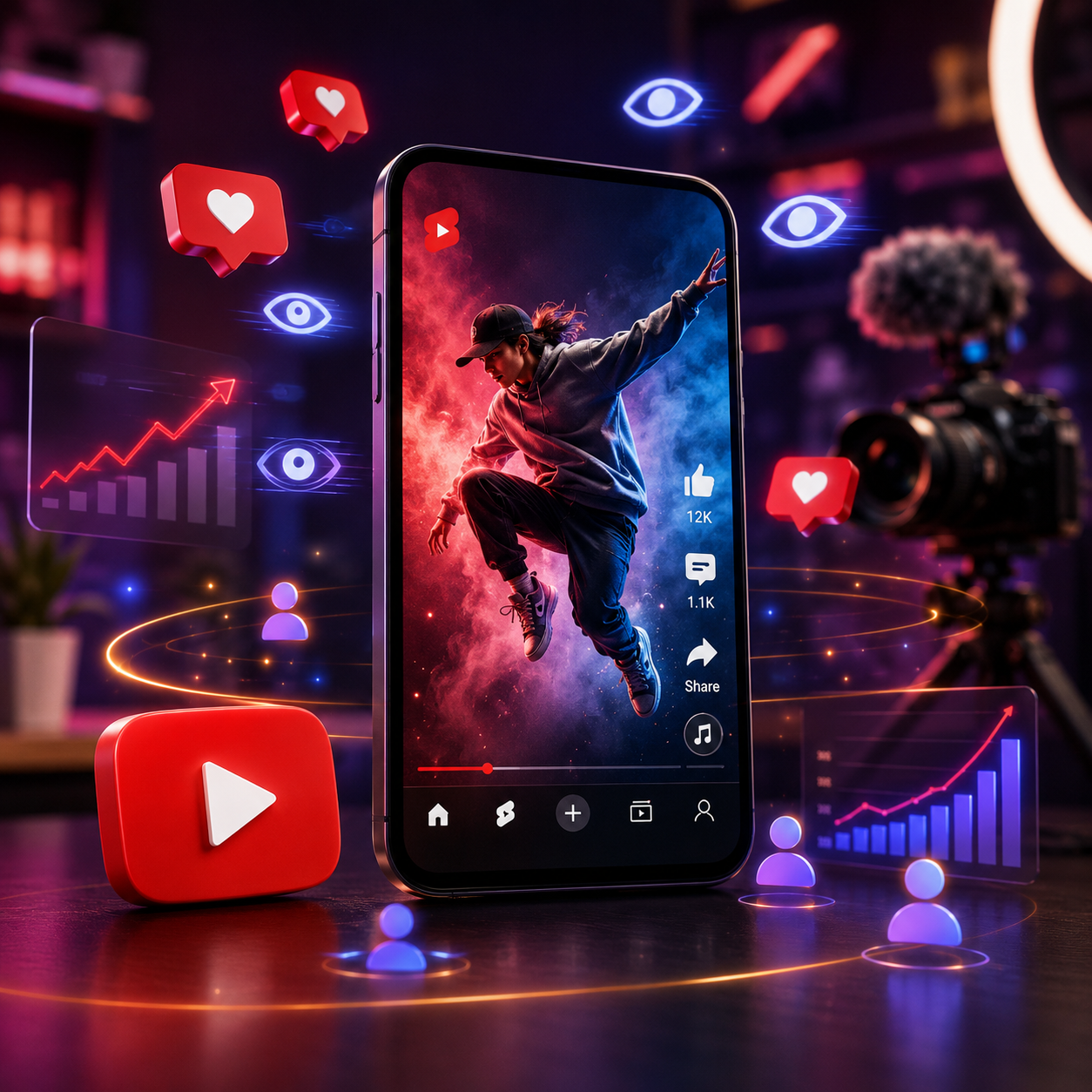Как продвигать YouTube Shorts и получать больше просмотров без рекламы