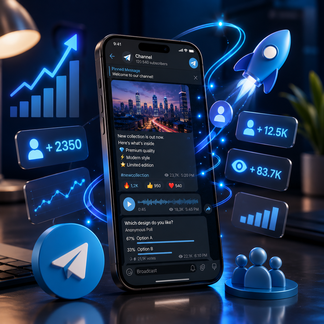 Как работают бусты Telegram и увеличить охват канала